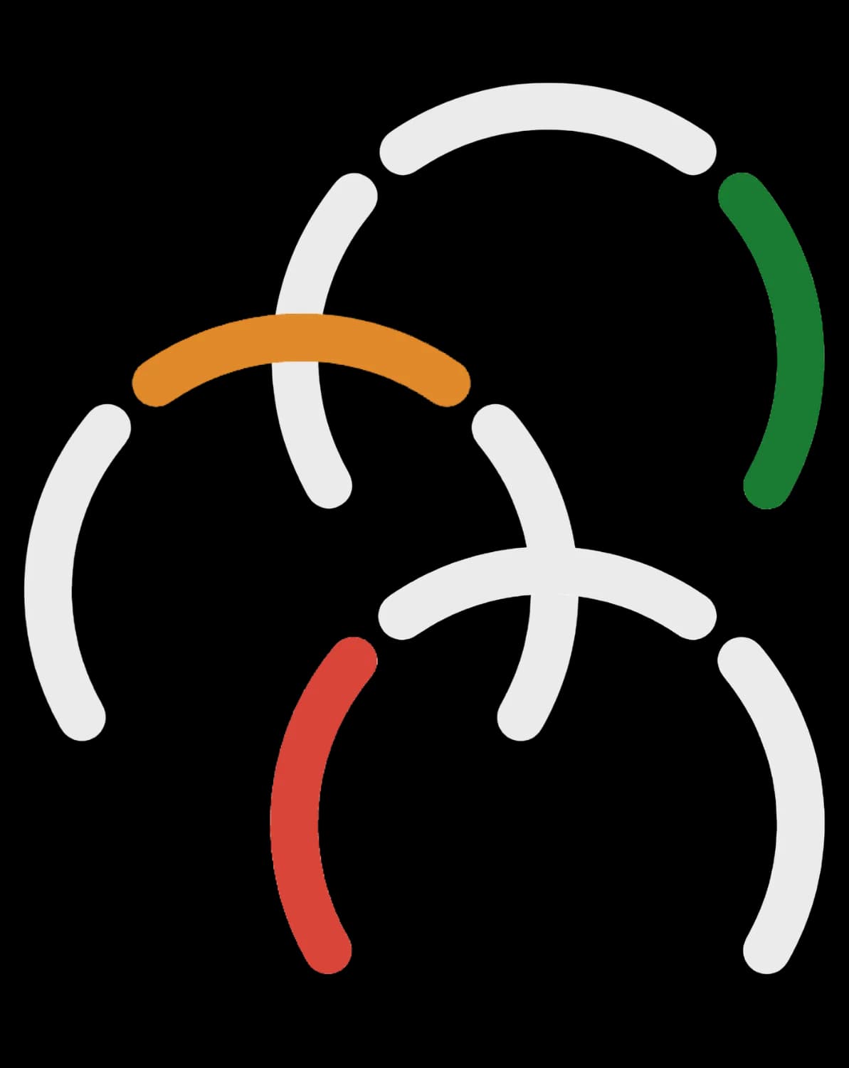 Three result gauges, one segment lit on each.